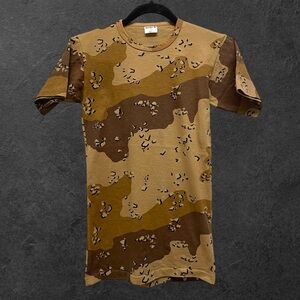 Vintage 1980s-1990s Youth Desert Camouflage Single Stitch T-Shirt // Youth 3